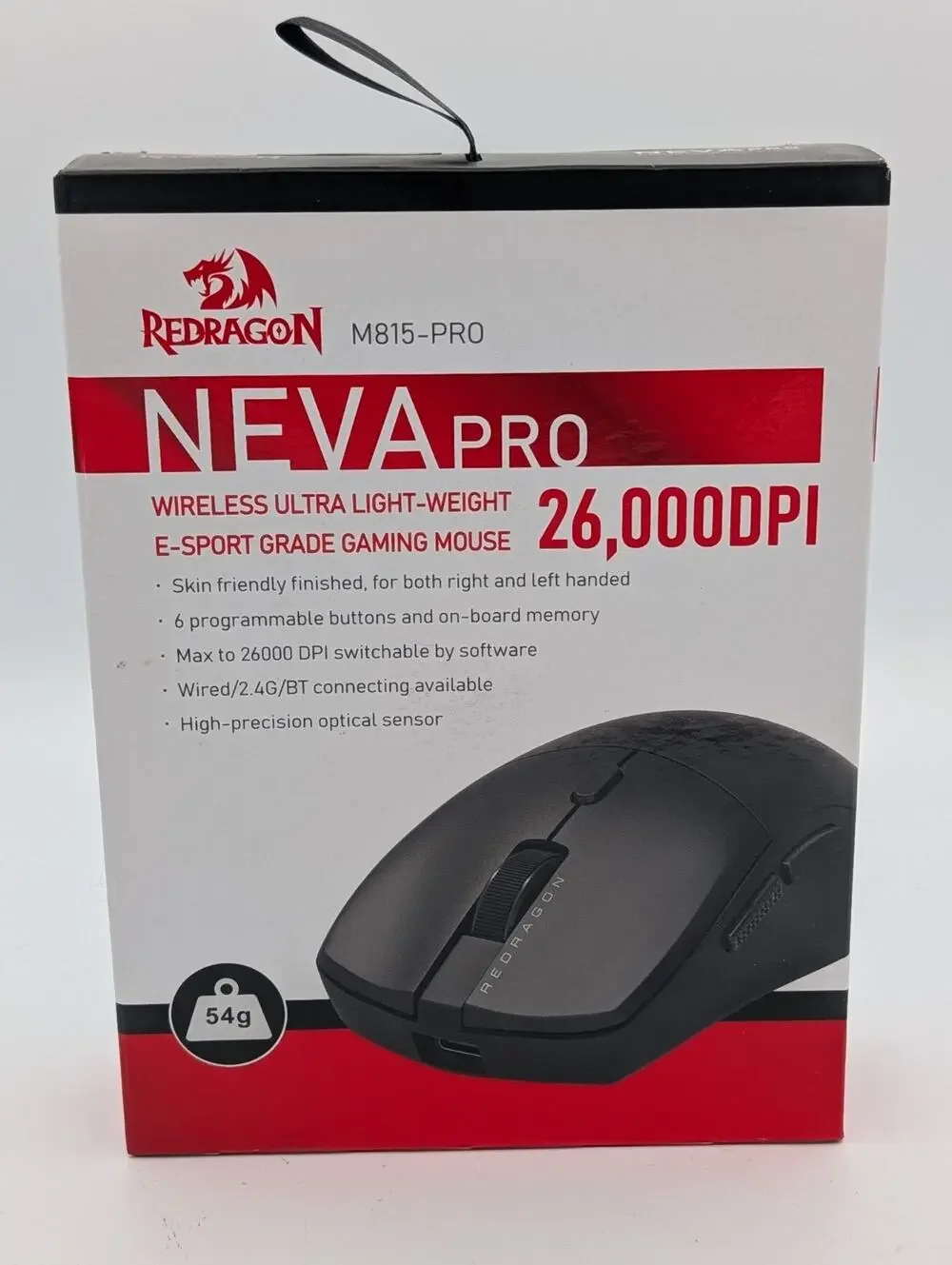 Redragon NEVA PRO M815-PRO Wireless Gaming Mouse 54g 26,000 DPI